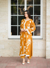 Musturd Embroidery 2pcs