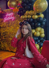 Stitched Petal Embroidery