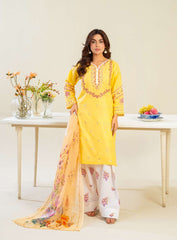 Blossom 3PC Cotton Suit