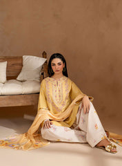 Mango Light 3-Piece Cotton Suit