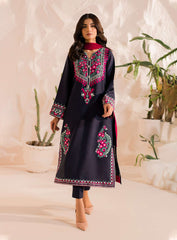 Mirana Navy 3-Piece Cotton Suit